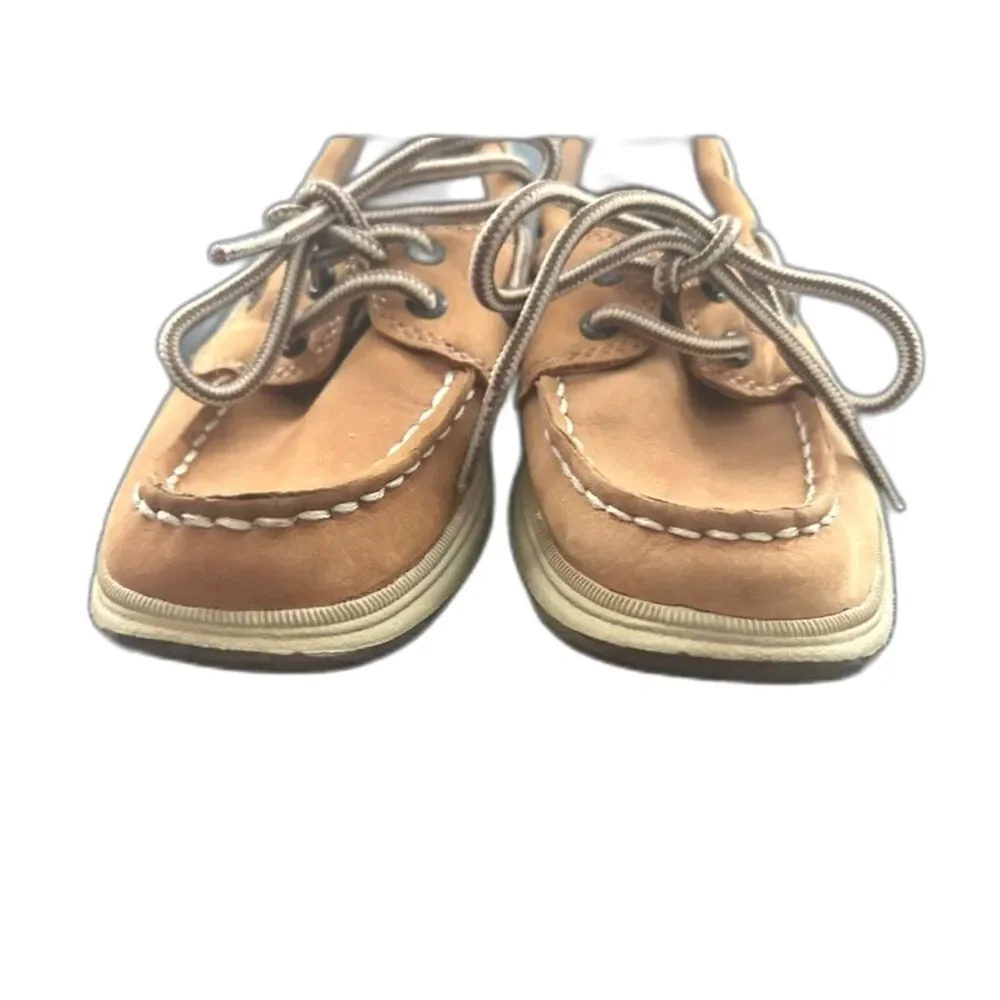 Sperry Boat Shoes Top-Sider Toddler Boys 9.5 Leather Lanyard Intrepid Loafer